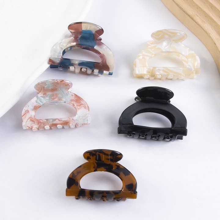 NINEXIS - Wholesale Hair Clip - Women's - CWAHA1438_SIMPLE MEDIUM HAIR CLAW CLIP6