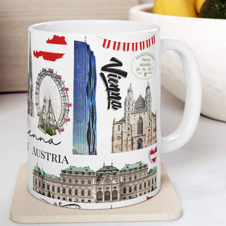 Vienna Pattern Mug for wholesale by simply blessed shy