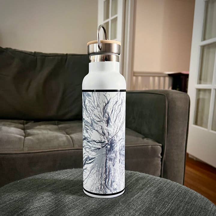 JACE.design - Wholesale Water bottle - Corvallis OR Map Bottle with Bamboo Top in Classic3