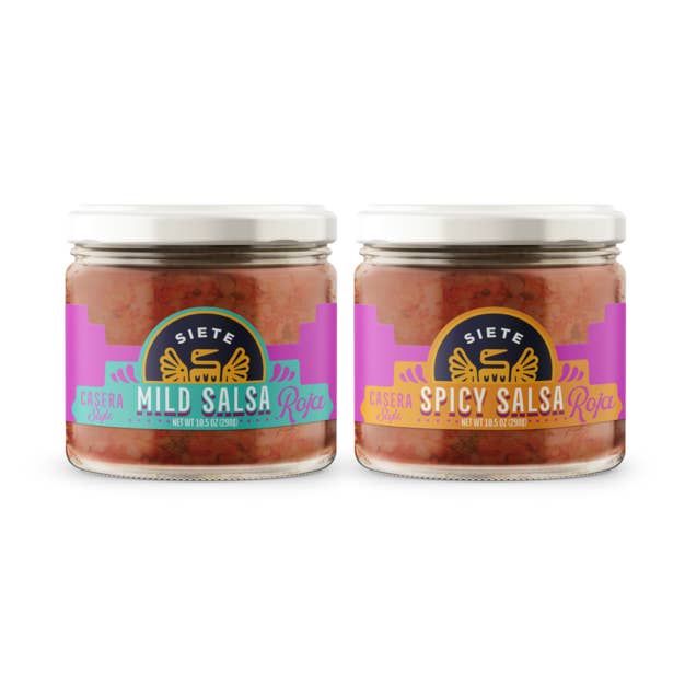 Casera Salsas Mix 12pk for wholesale by Siete Foods