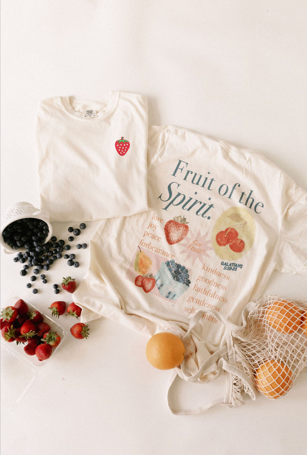 Whitney | Chaudoin Creations - Wholesale Screen Printed T-Shirt - Women's - Fruit of the Spirit Graphic Tee3