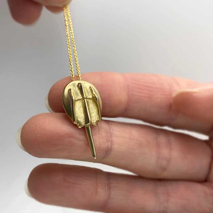 Colar Caranguejo Ferradura Bronze por atacado de Blue Dot Jewelry