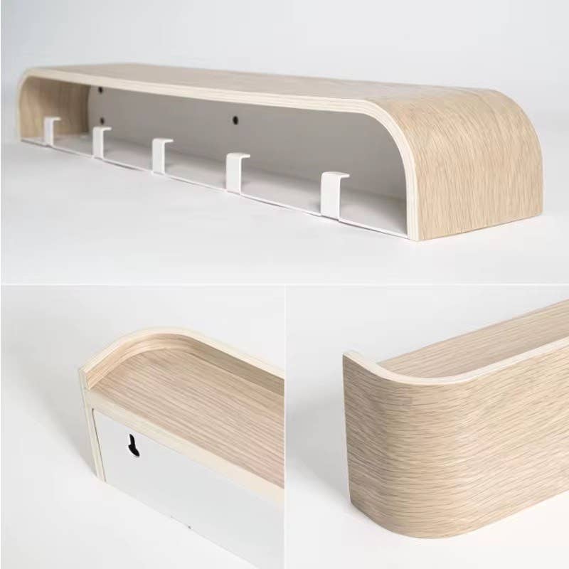 Delmar Decor - Wholesale Coat Rack - Floating Coat Rack & Shelf3