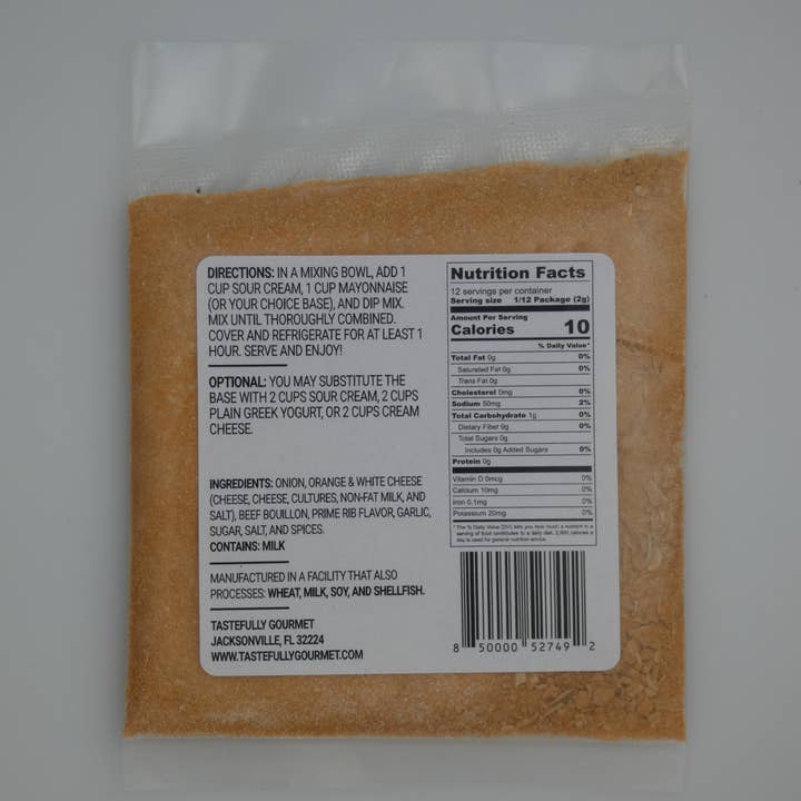 Tastefully Gourmet - Wholesale Dip - Philly Cheesesteak Dip Mix