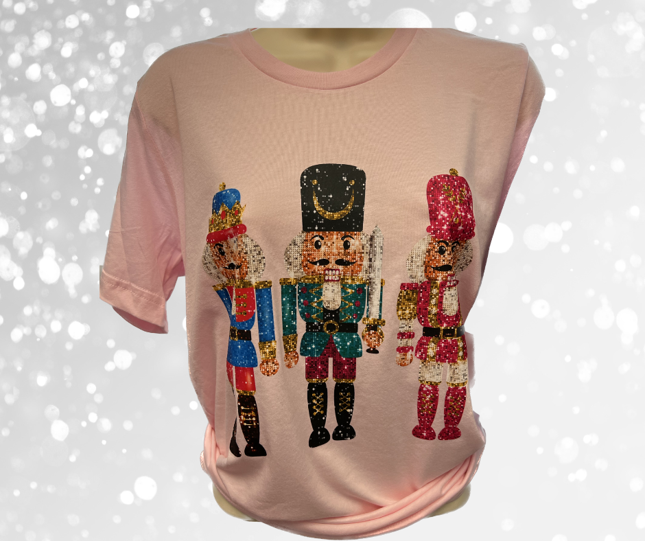 Lyserød Nøddeknækker t-shirt og sweatshirt med falske palietter for engroshandel på Faire2