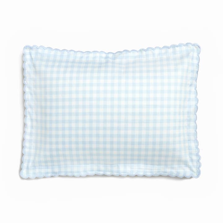 Picnic Gingham Toddler Pillow - Blue and other Purchase Wholesale toddler pillow. Free Returns & Net 60 Terms on Faire trending on Faire.