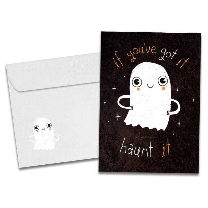 Haunt It Halloween 4 Pack 60045 for wholesale by Tree-Free Greetings