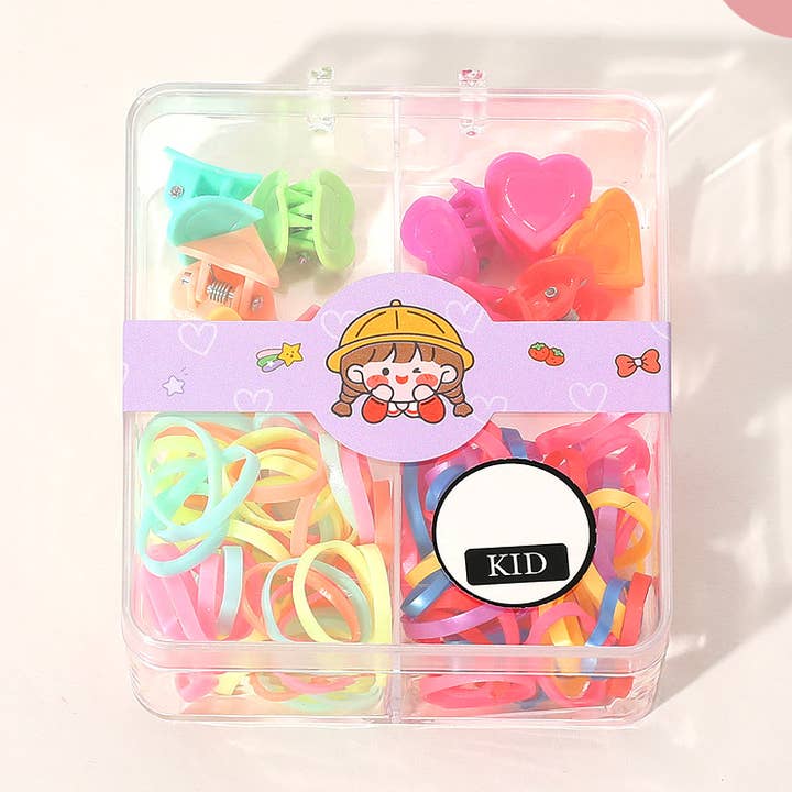 12PCS - Boîte d'accessoires pour cheveux enfants pour la vente par Sensibling Corp.