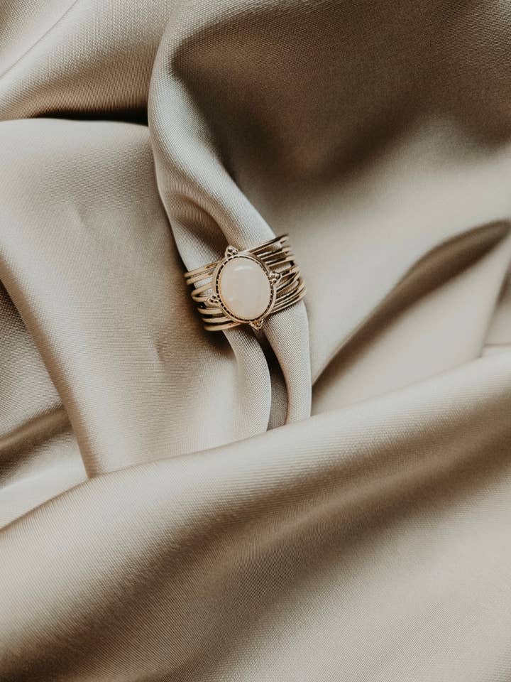 Blush Pink Ring for wholesale by Lotus & Lace Designs