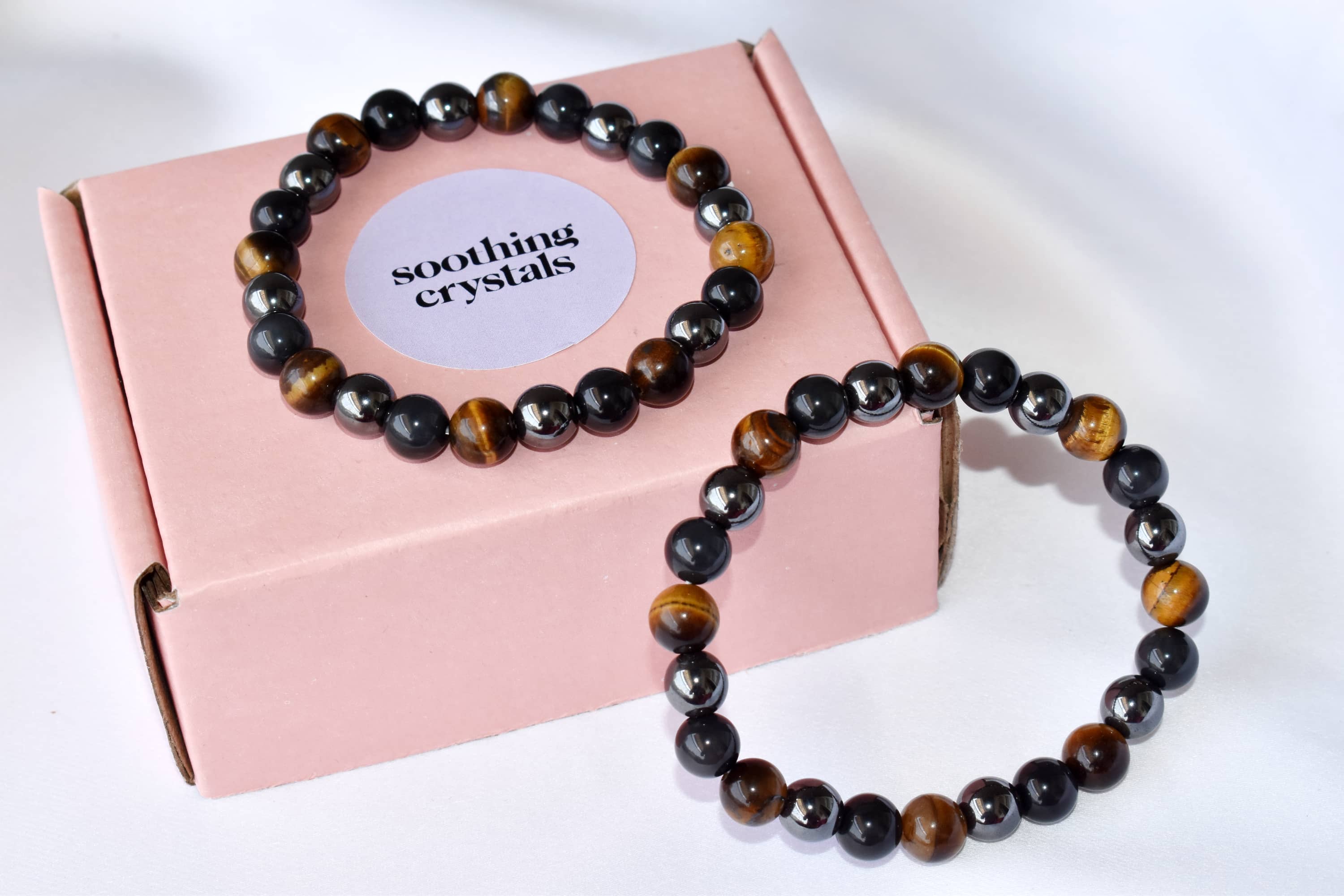 Soothing Crystals - Wholesale Beaded Bracelet - Healing Bracelets | Triple Protection | Gemstone Bracelets4