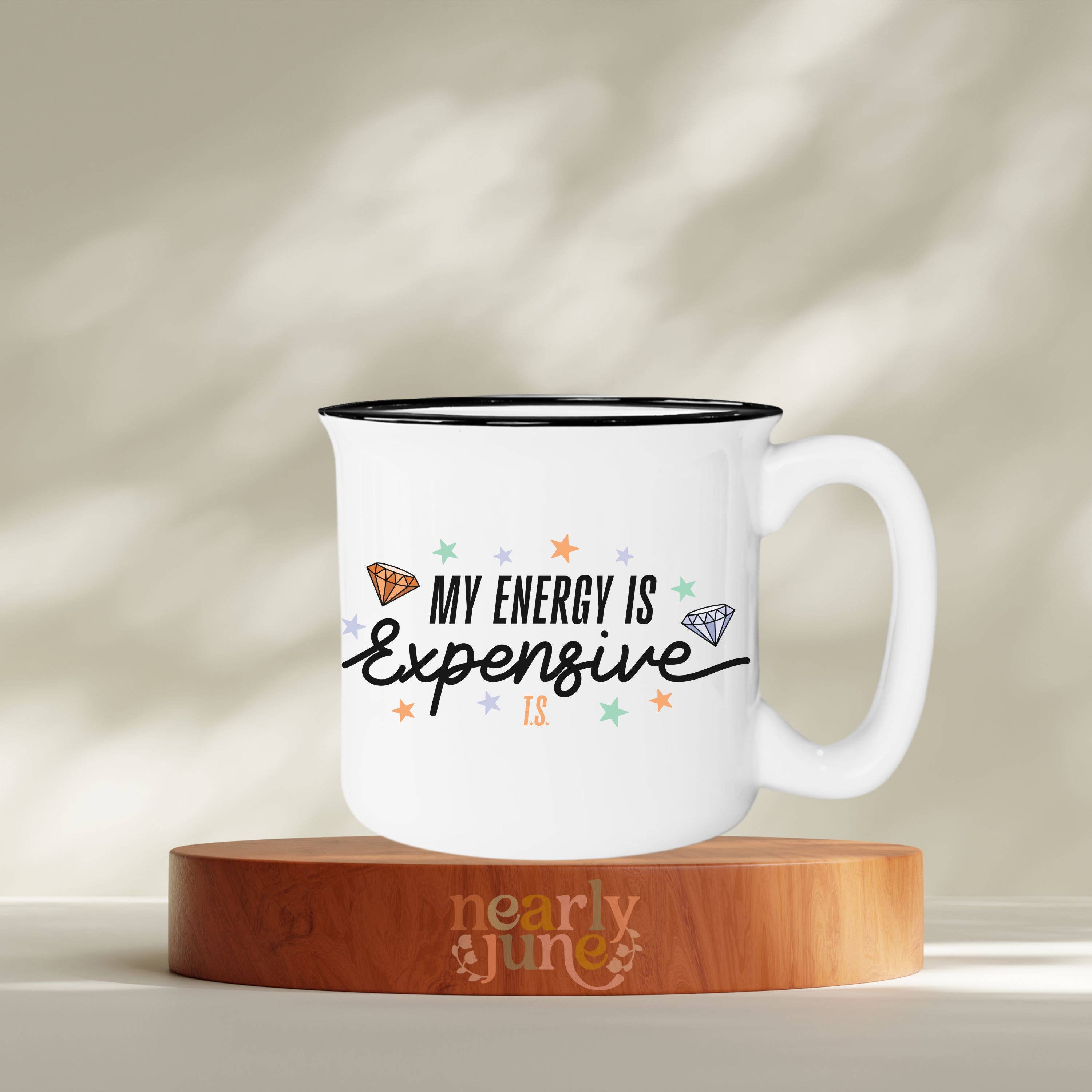 Nearly June Design Co - Wholesale Coffee Mug - My Energy Is Expensive Campfire Mug0