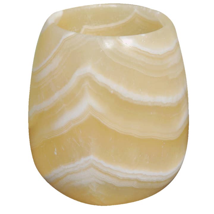 CraftsOfEgypt - Wholesale Candle Holder - Egyptian Real Alabaster Candle Holder