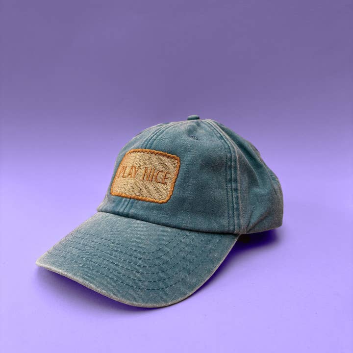 Thread Type Ltd - Wholesale Baseball Cap - Unisex - Play Nice Biscuit Cap
