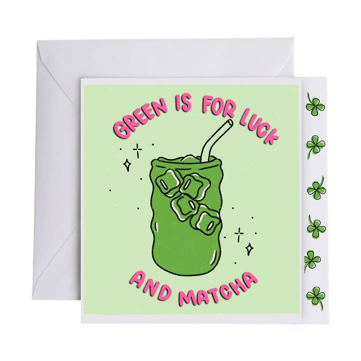 GREEN IS FOR LUCK AND MATCHA for wholesale by Sugarpop Chic
