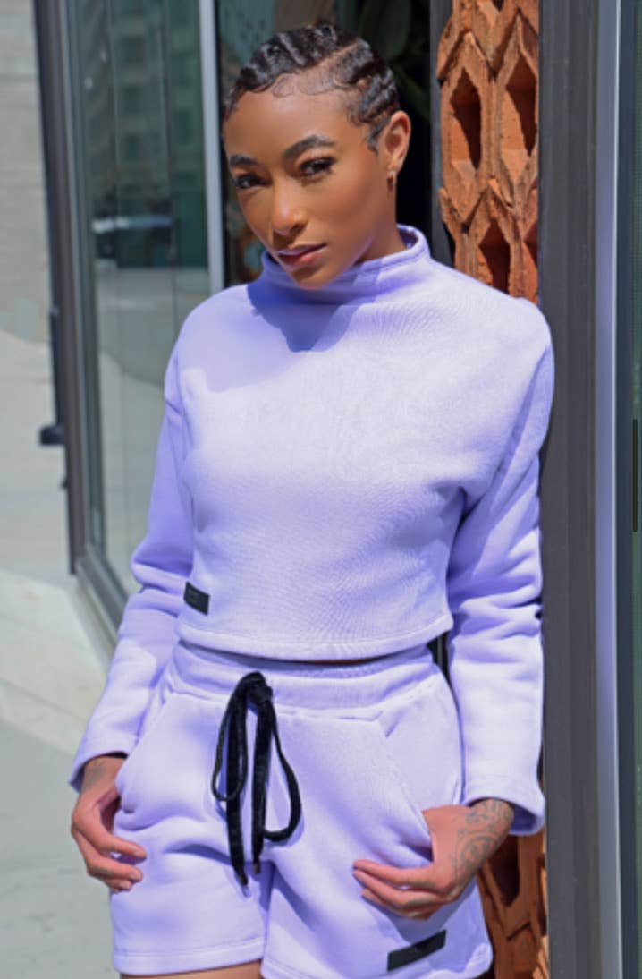 MODRN STUDIO - Wholesale Lounge Shorts - Women's - Sweat Short0