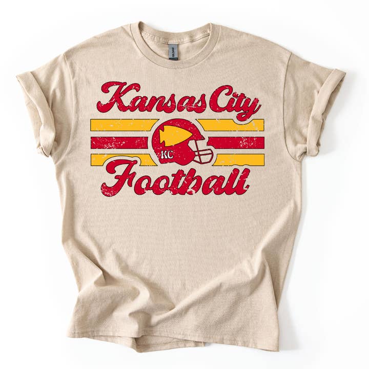 Kansas City Football Shirt, Kansas City Shirt for Game Day for wholesale by SimplyKnotCo