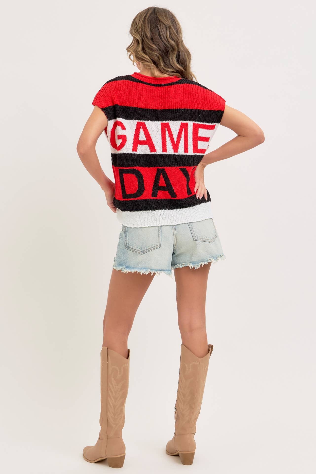 Sweet Lovely by Jen - Vendita all'ingrosso Top in maglia - Donna - GIORNO DELLA PARTITA PERFETTO PER MOSTRARE IL TUO SPIRITO DI SQUADRA CON STILE13