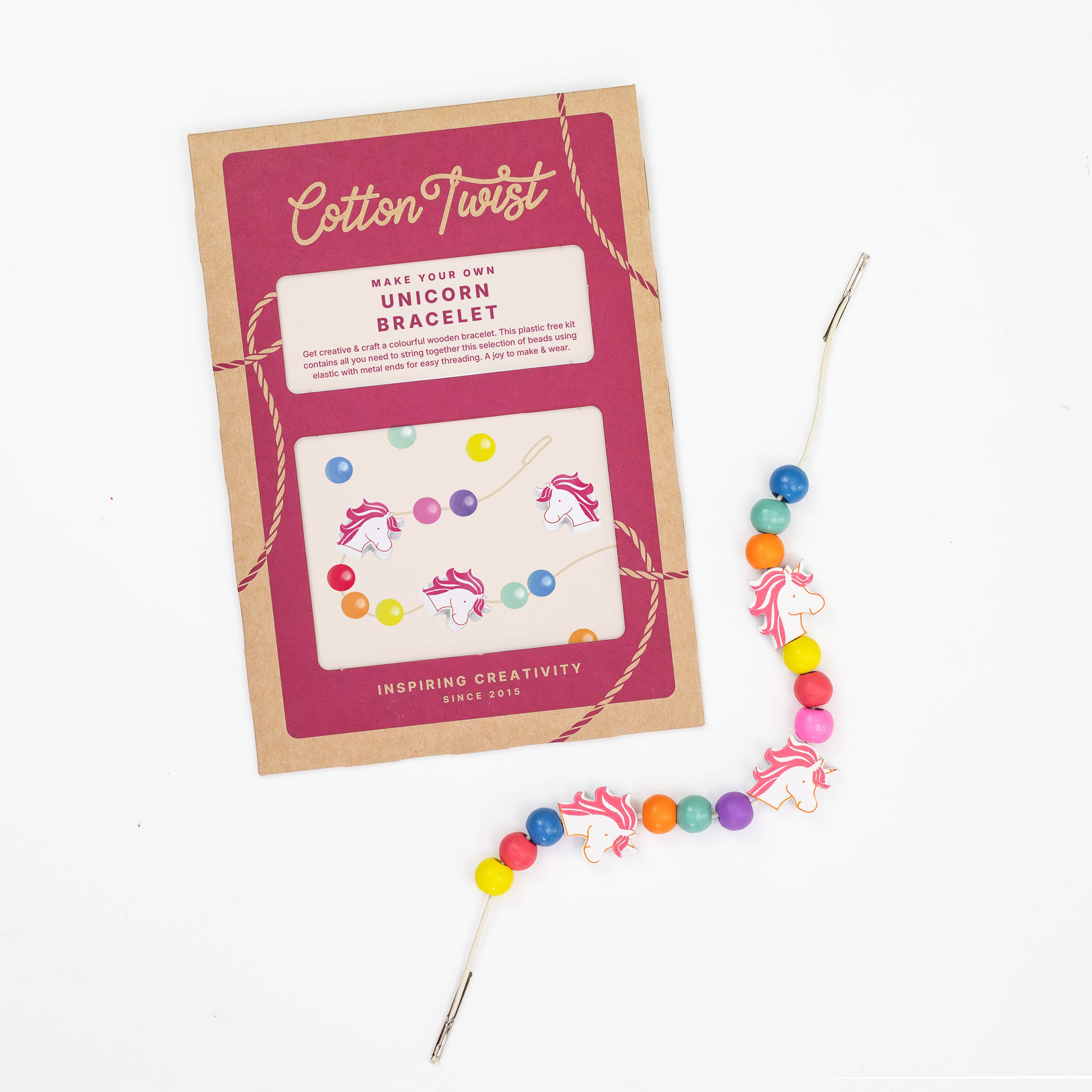 Cotton Twist (USA DUTIES PAID) - Wholesale DIY Jewellery – Child - Make Your Own Unicorn Bracelet5