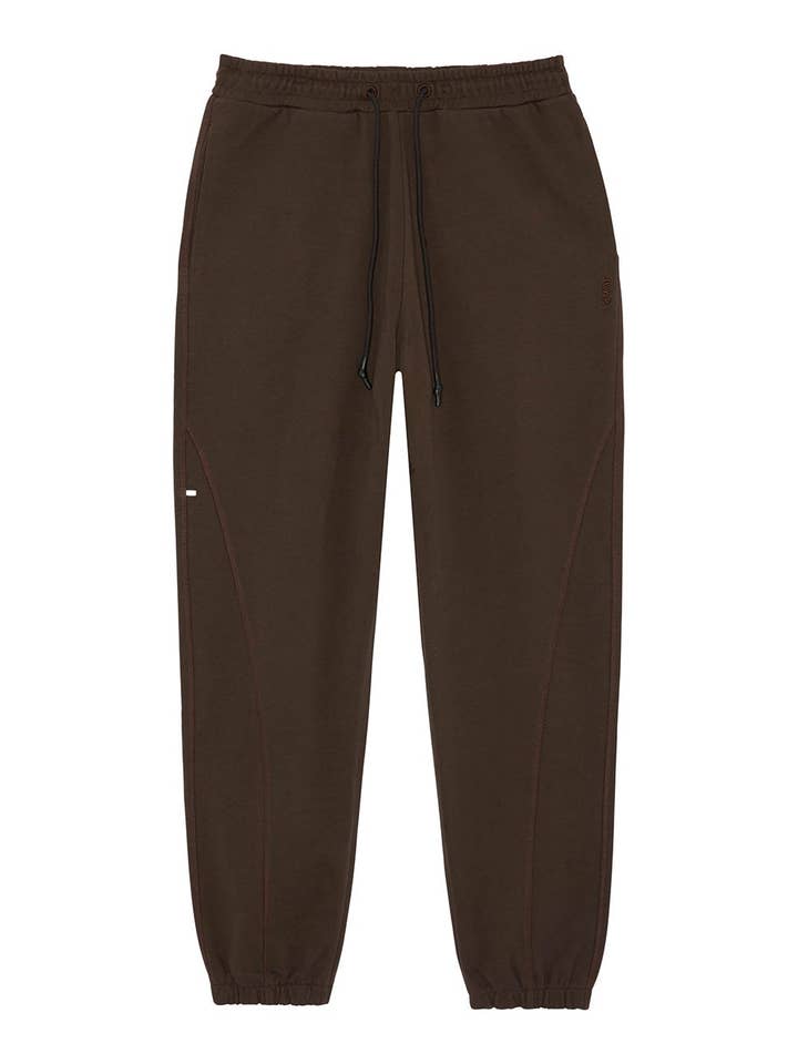 TAB SLIM JOGGER - BROWN for wholesale by Saul Nash
