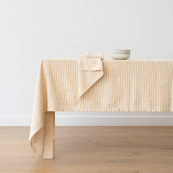 BRITTANY TABLECLOTH GOLD for wholesale by LinenMe