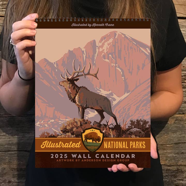 2025 Wall Calendar: National Parks by Kenneth Crane for wholesale by Anderson Design Group