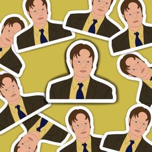 Dwight Schrute “False” Vinyl Sticker - Official The Office
