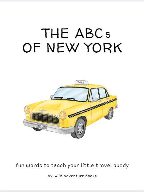 ABC's of New York - Coming Soon for wholesale by Wild Adventure Books
