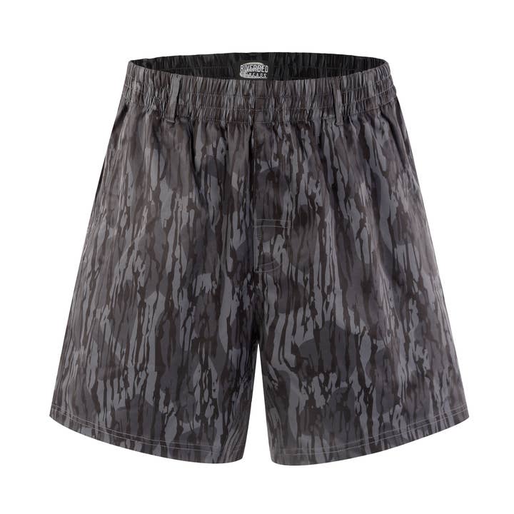 RS-303 Sorte Lowland Shorts - Blank for engroshandel hos Riverbed Threads