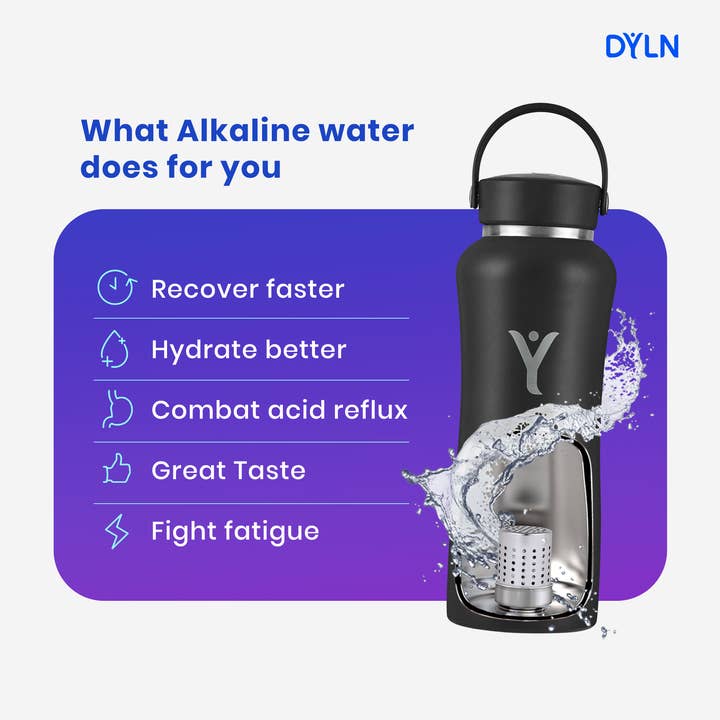 DYLN - Wholesale Water Bottle - DYLN 25 oz Water Bottle | Hydrogen-rich Alkaline Water8