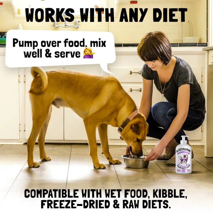 LEGITPET - Wholesale Pet Supplement - Cat/Dog - Liquid Glucosamine with Chondroitin, MSM & Hyaluronic Acid