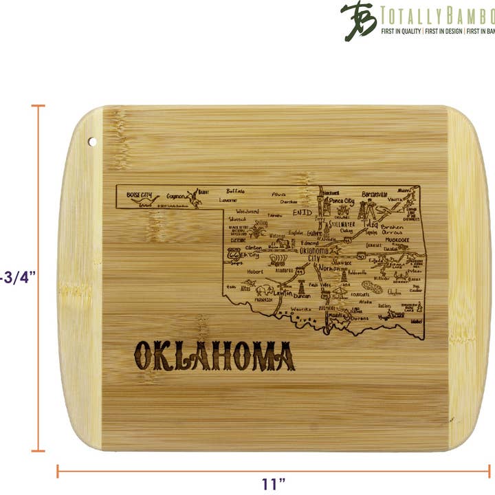 Totally Bamboo - Wholesale Cutting Board - A Slice of Life Oklahoma Cutting & Charcuterie Board5