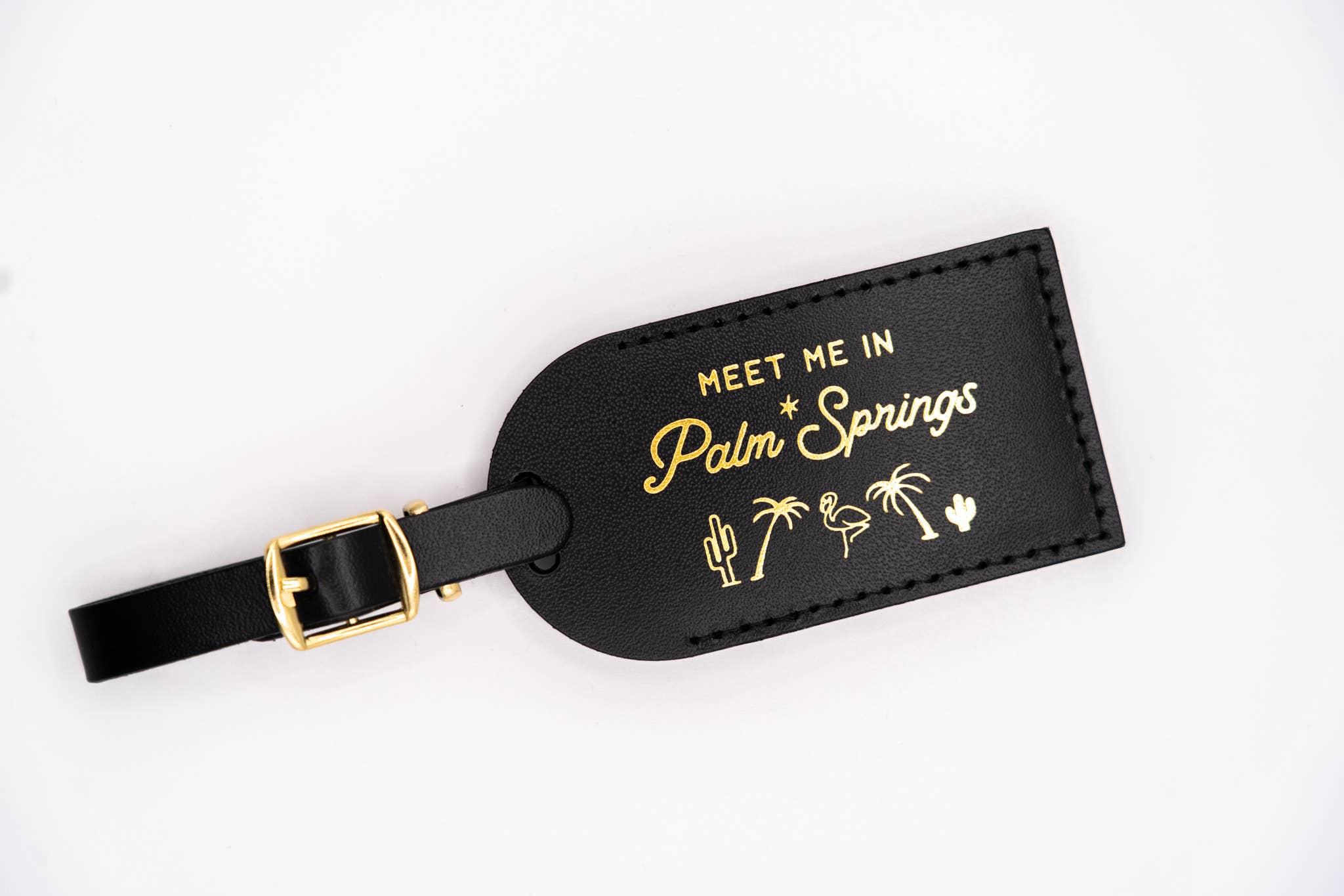 Letter + Leather – Großhandel Gepäckanhänger – Palm Springs Kofferanhänger als Hochzeitsgeschenk oder Reise-Souvenir4