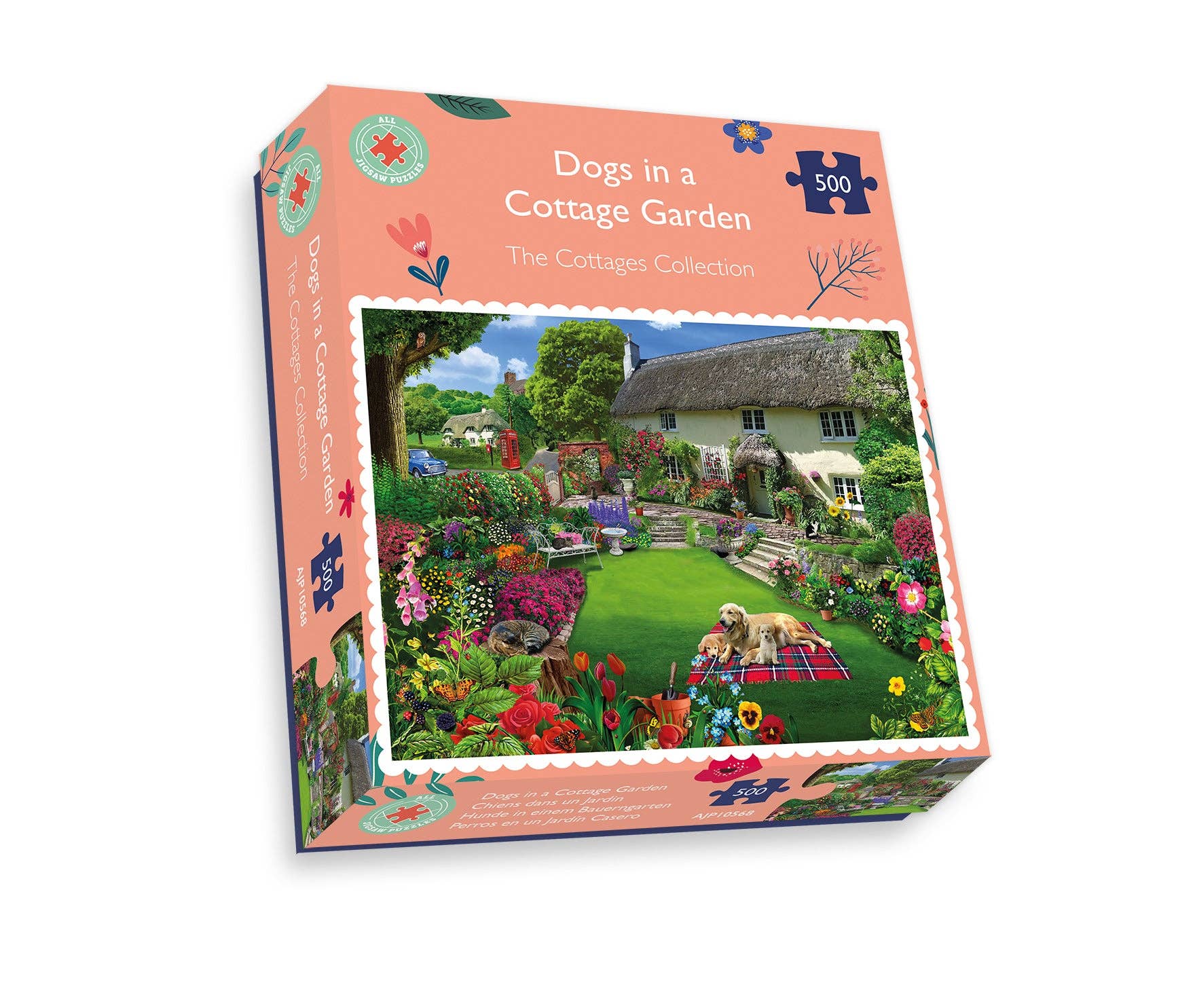 All Jigsaw Puzzles - Vendita all'ingrosso Puzzle - Adulti - Puzzle da giardino con cani in un cottage2