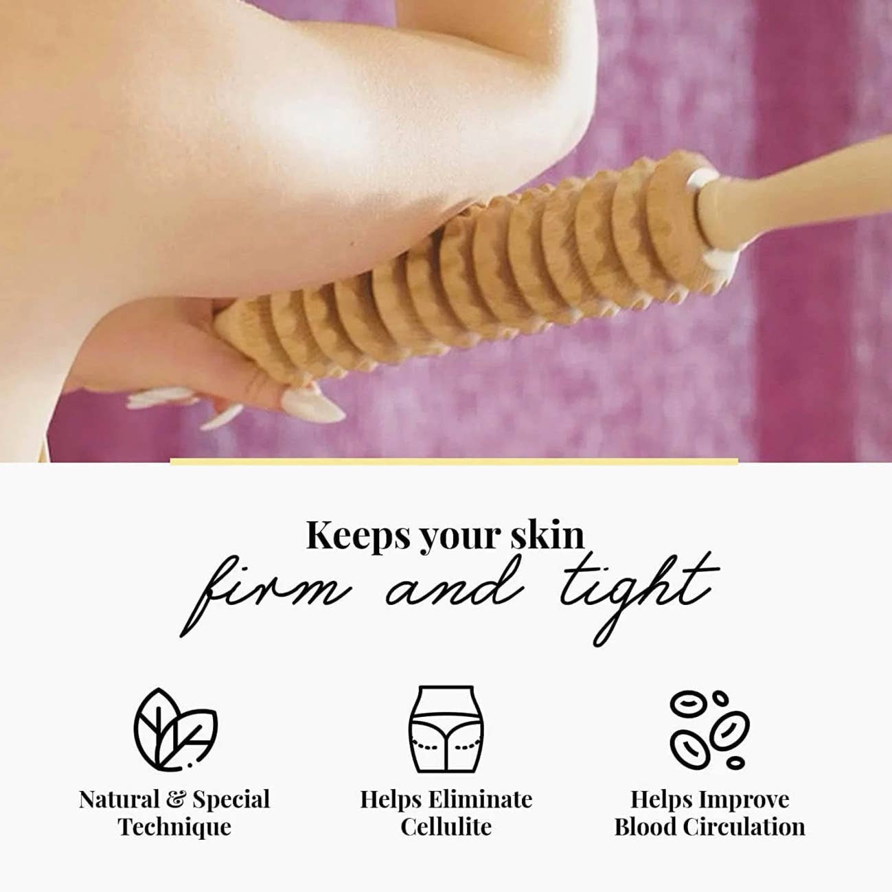 Tuuli GmbH - Wholesale Body Massager - Wooden Cellulite Massage Roller Tool Brush Massager Leg Body2