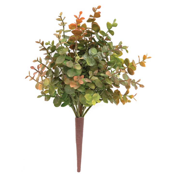 Soft Touch Baby Eucalyptus Bush - Olive Green - 13" for wholesale by Saybrook Lane