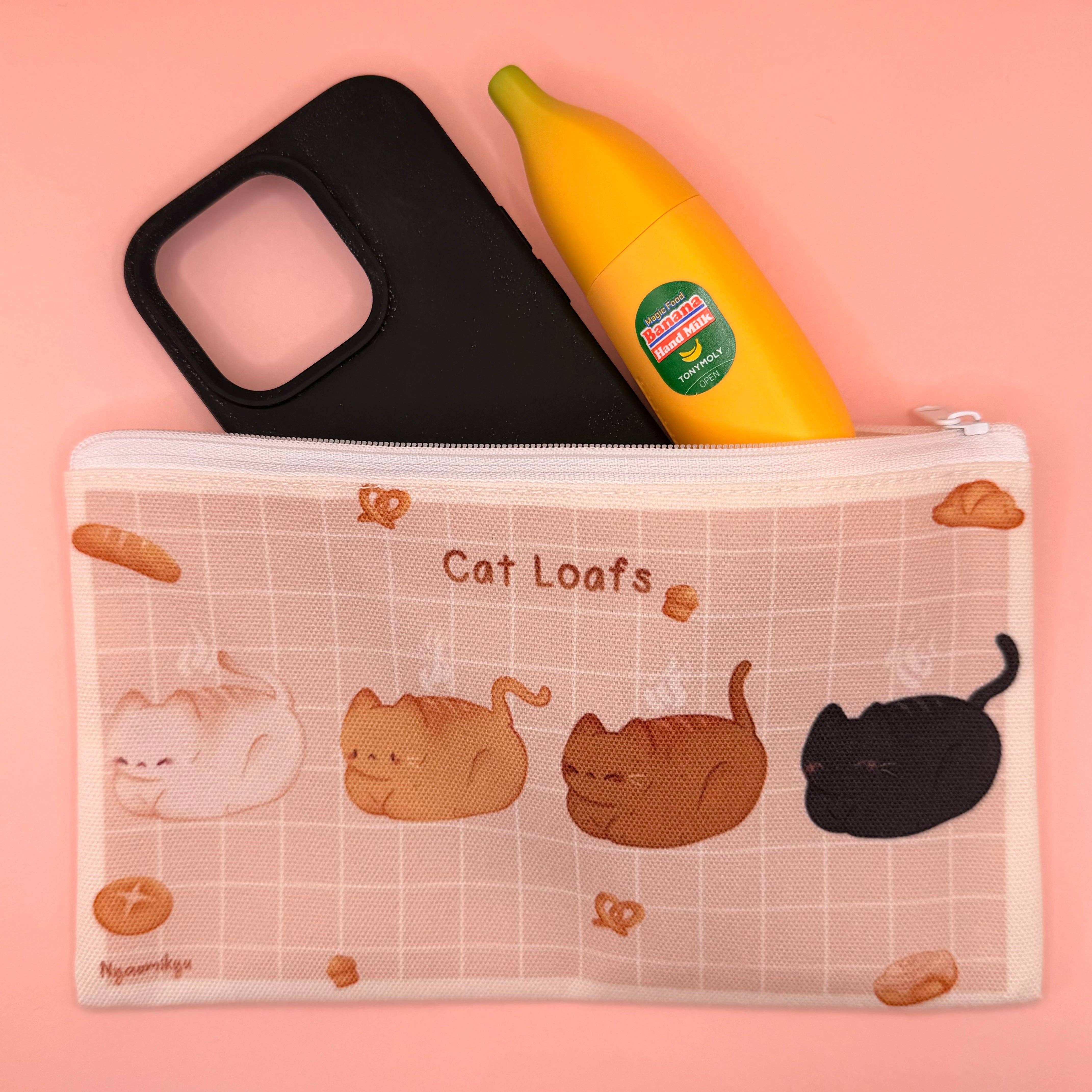 Nyaomikyu - Wholesale Pencil Case/Pouch - Loaf Cats Pouch1