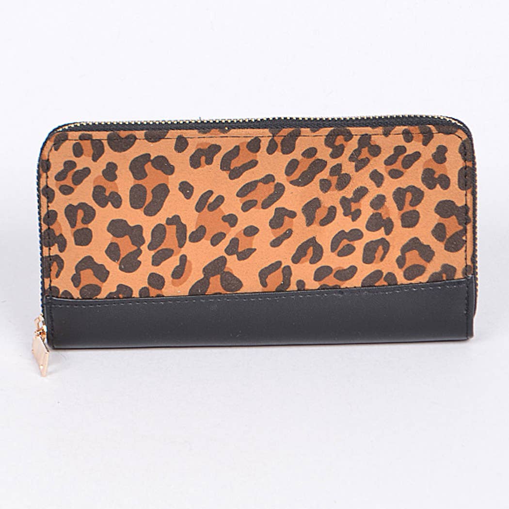 3AM BY H&D ACCESSORIES - Wholesale Wallet - Women's - Animal Print Wallet With Zipper1
