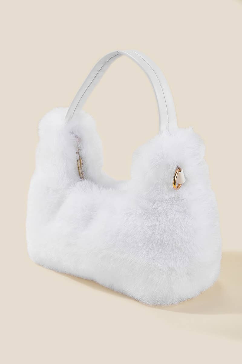 BYREN | ÉLINE L'ATELIER - Wholesale Top Handle Bag - Women's - Faux fur bag CY302JHUI0