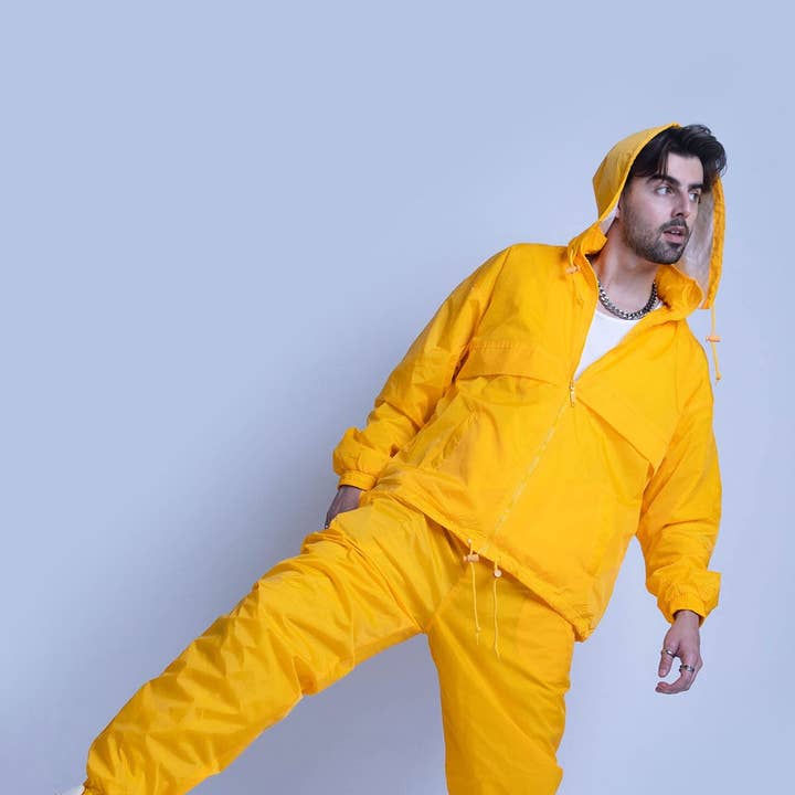 2300S Unisex Full Zipper Taffeta Nylon Tracksuit Set - Gold and other Purchase Wholesale tracksuit material. Free Returns & Net 60 Terms on Faire trending on Faire.