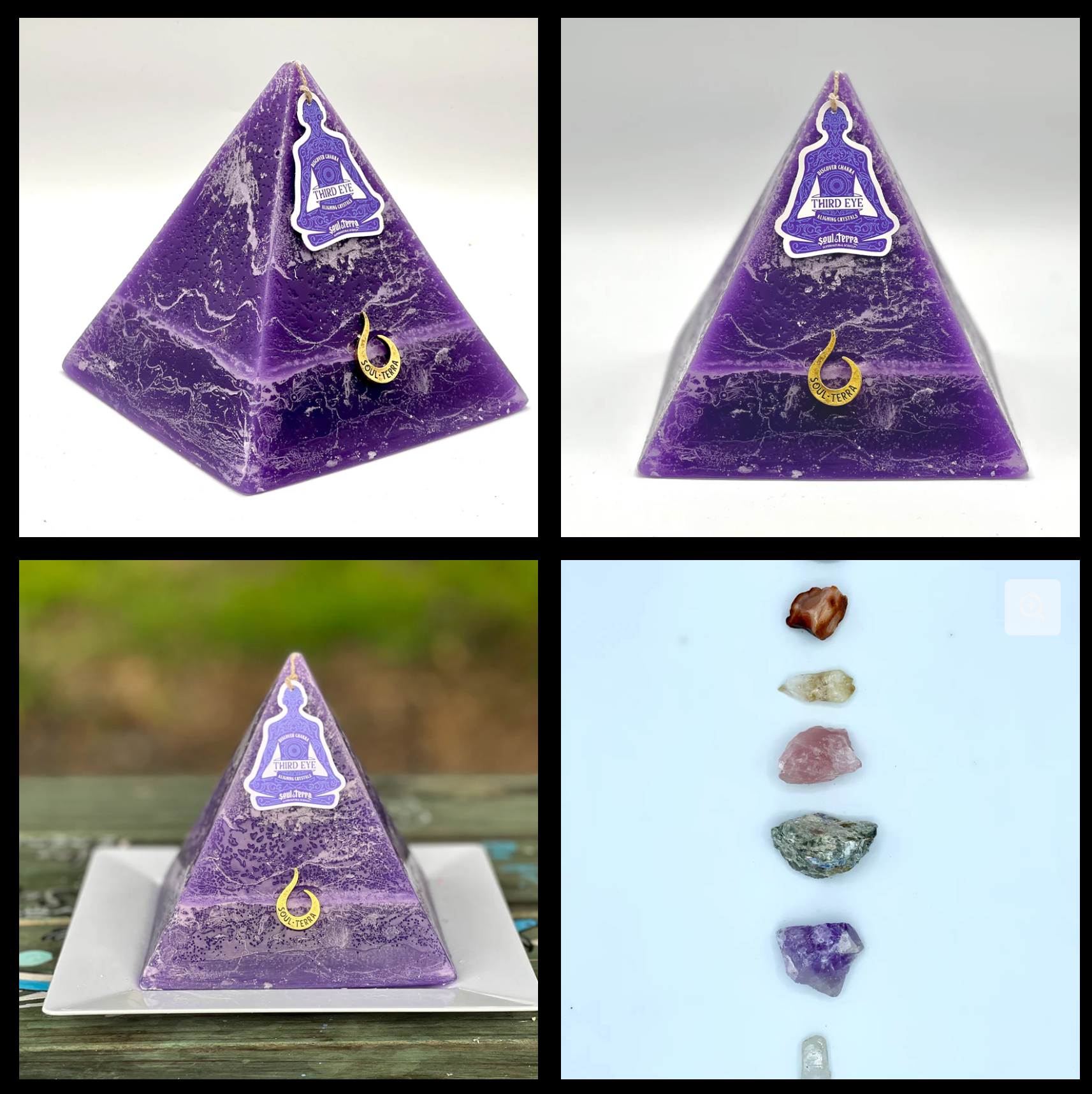 Soul-Terra – Engroshandel Søjlelys – Soul-Terra Chakra stearinlys samling af 7 6