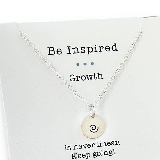 Growth is Never Linear Necklace for wholesale by Leslie Ishihara Designs