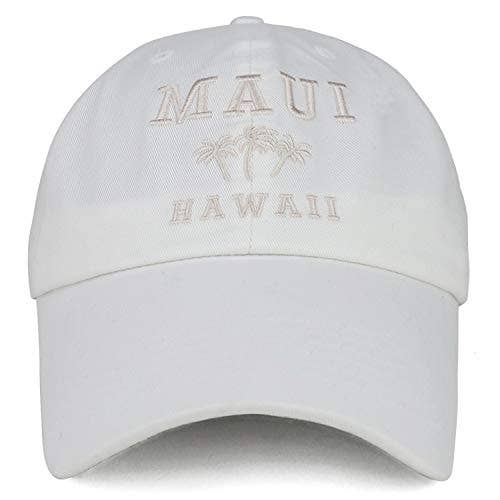 Trendy Apparel Shop - Venta al por mayor Gorra de béisbol - Unisex - Gorra de béisbol bordada Maui Hawaii con palmera30
