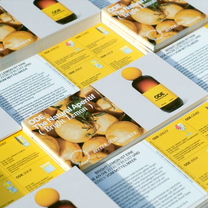 ODE - Wholesale Vermouth/Aperitif - ODE – Bright Lemon9