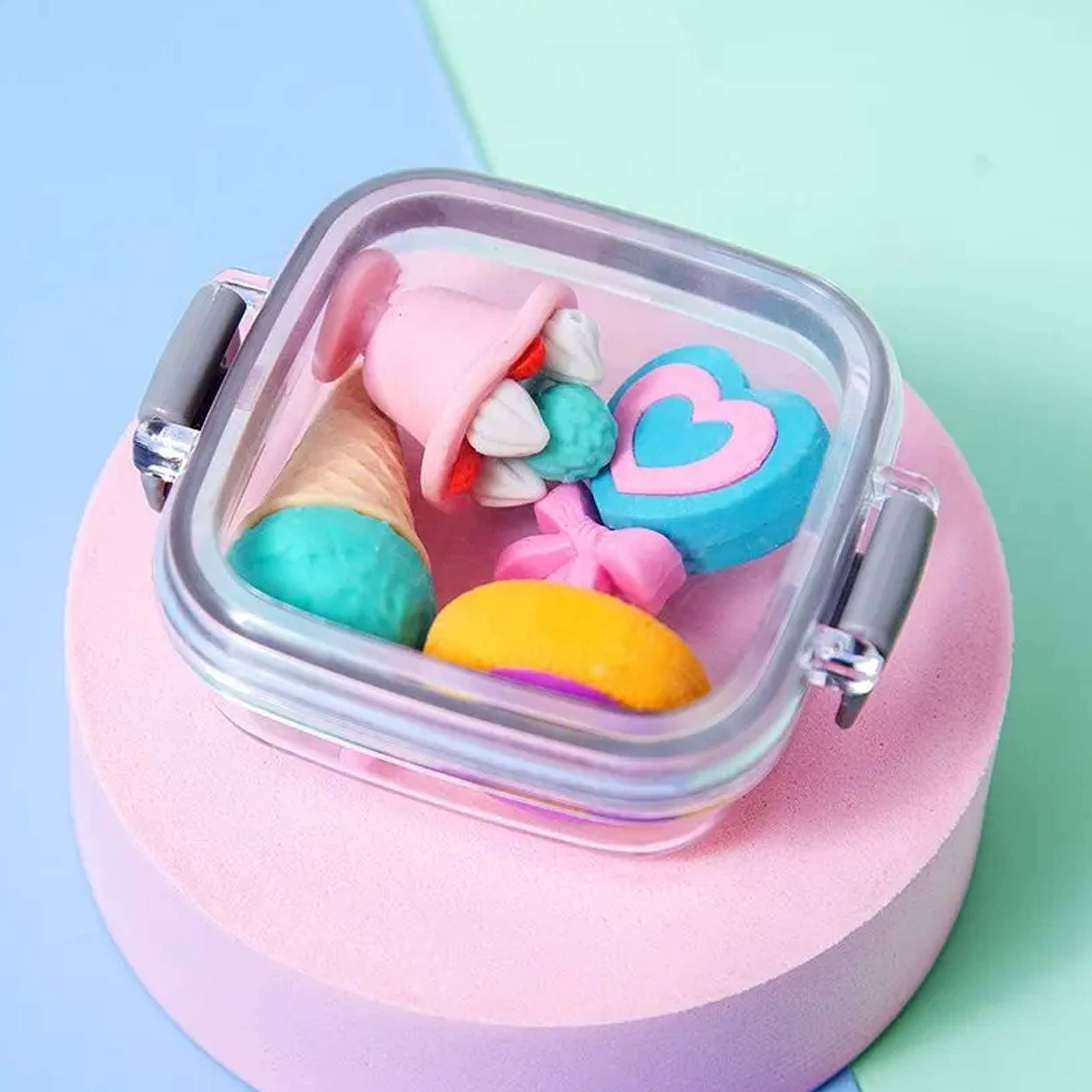 JSBlueRidge Toys – Großhandel Radiergummi – Kinder – Radiergummi mit Urlaubs-Cartoons für Schulkinder - Sortiert4