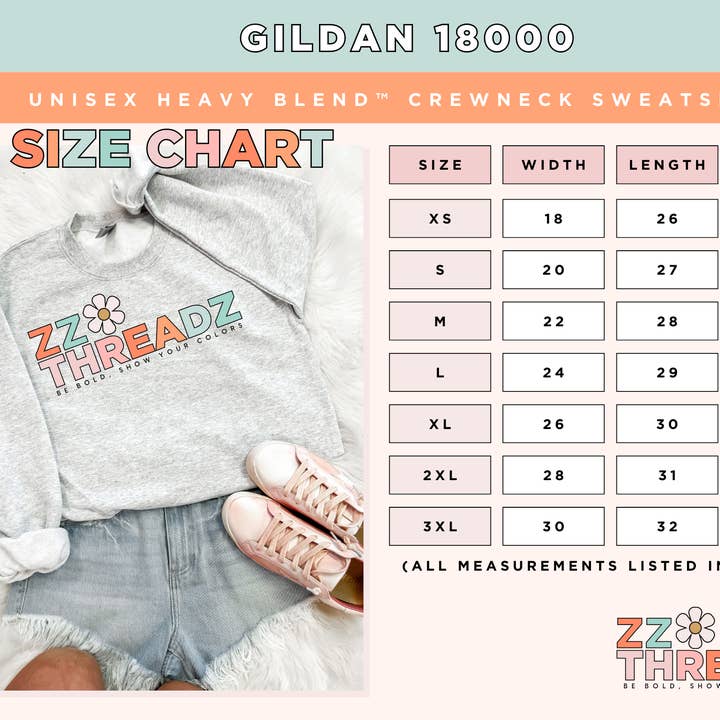 ZZ Threadz - Wholesale Graphic Sweatshirt - Women's - Be Kind of a B…. Sweatshirt - Athletic Heather Grey1