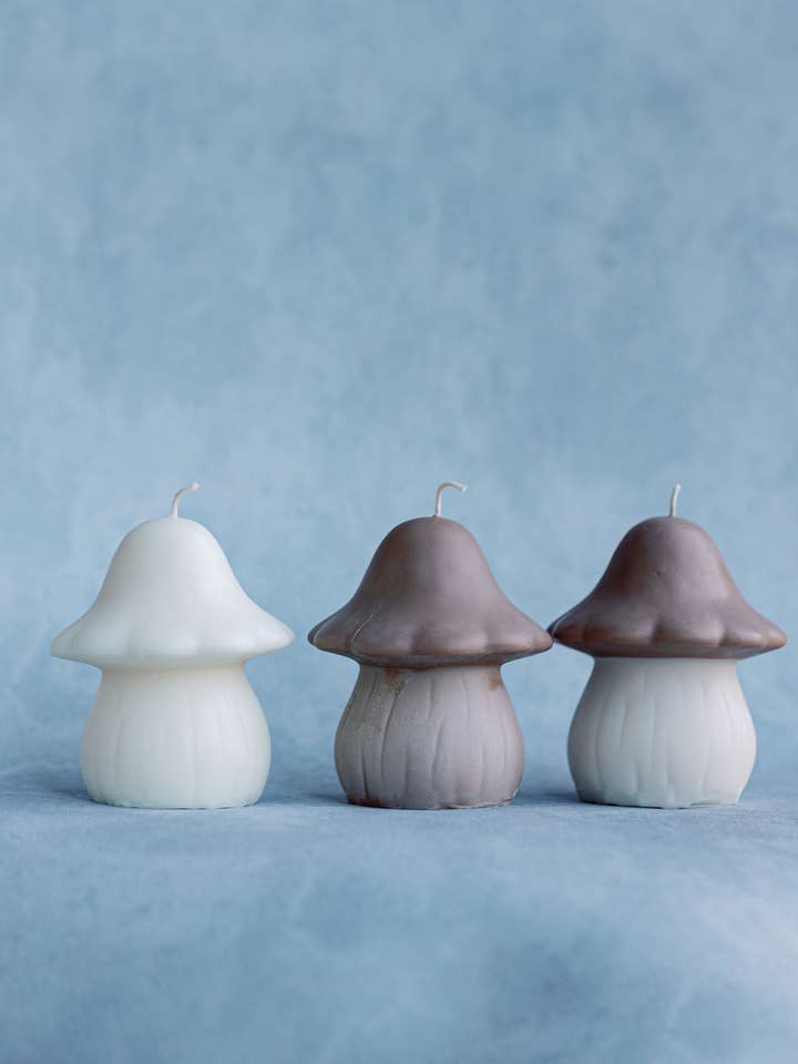 Mushroom candle, Easter decor candle, Easter gift for wholesale by Verba Candle Co