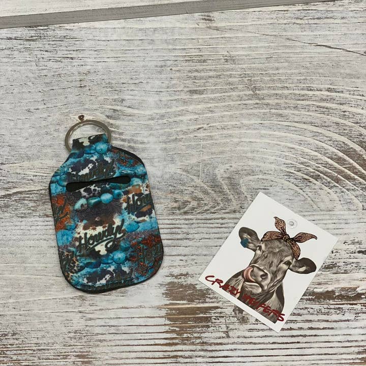 Crazy Heifers Wholesale - Wholesale Keychain - Women's - Neoprene Hand Sanitizer Holders