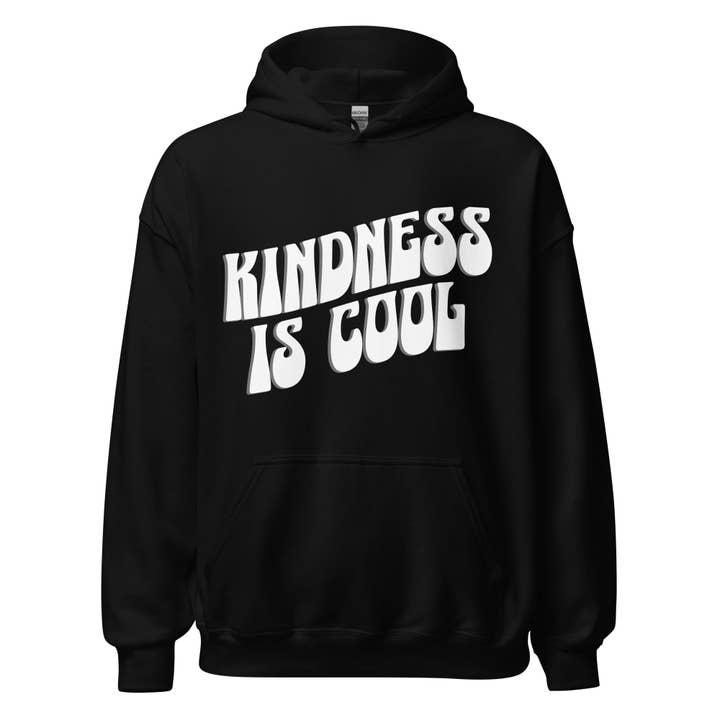 KINDNESS is een coole uniseks hoodie voor wholesale door Howlydog Studios