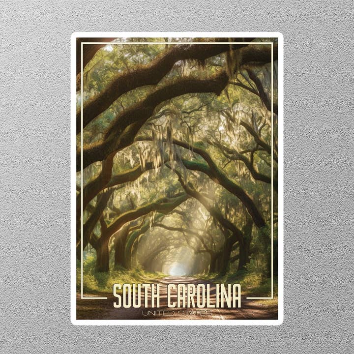 Drömmande South Carolina resedekaler för wholesale av GraffMerch.com