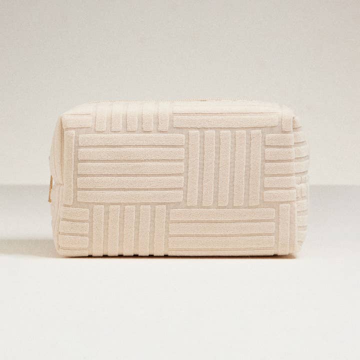 Sensibling Corp. - Wholesale Makeup/Cosmetic Bag - Grid Pattern Cosmetic Pouch Bag2